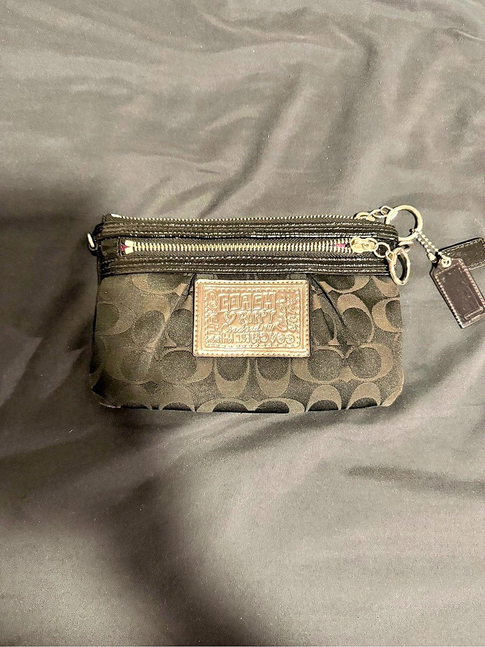 Coach Black Wristlet Crossbody
